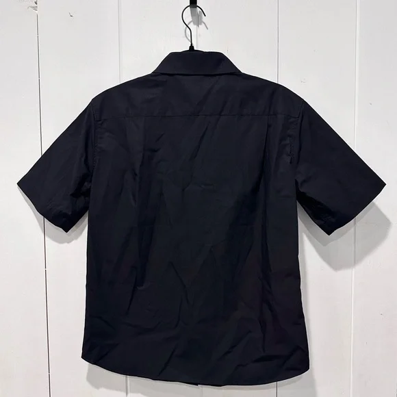 Renggli Short Sleeve Poplin Shirt In Ink Size Extra Small - Picture 7 of 11